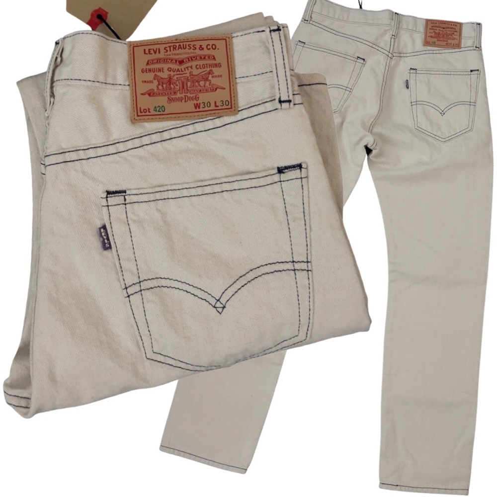 LEVI’S X Snoop Dogg 501 LOT 420 Unreleased Premium Purple Tab Jean - Picture 7 of 16